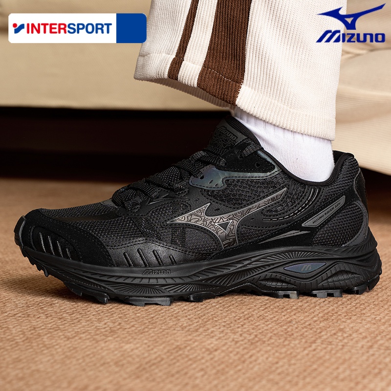 MIZUNO美津浓跑步鞋男冬季户外登山鞋缓震徒步鞋运动鞋网面老爹鞋