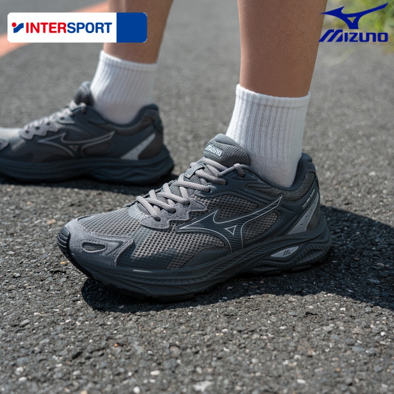 美津浓跑步鞋男官方旗舰2025冬季RACERS复古运动鞋网面老爹鞋女鞋