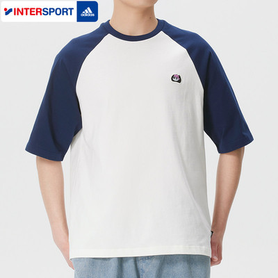 adidas阿迪达斯短袖男装2026夏季新款跑步运动休闲圆领T恤KB4854