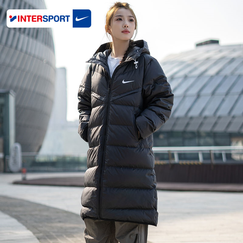 NIKE耐克长款羽绒服男女2025冬季新款防风风行者运动服外套HQ4185