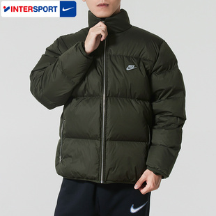 Nike耐克男子羽绒服夹克THERMA 355 FIT保暖面包服立领外套IM2081