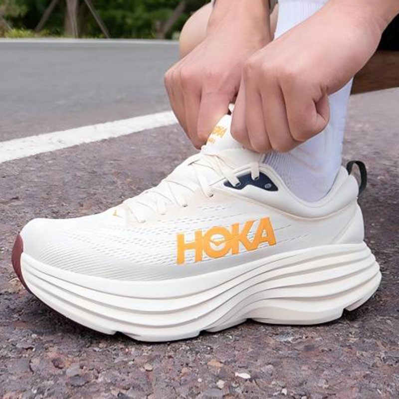 Hoka官方旗舰店邦代8跑步鞋男鞋Bondi8 轻便透气运动鞋缓震慢跑鞋图片