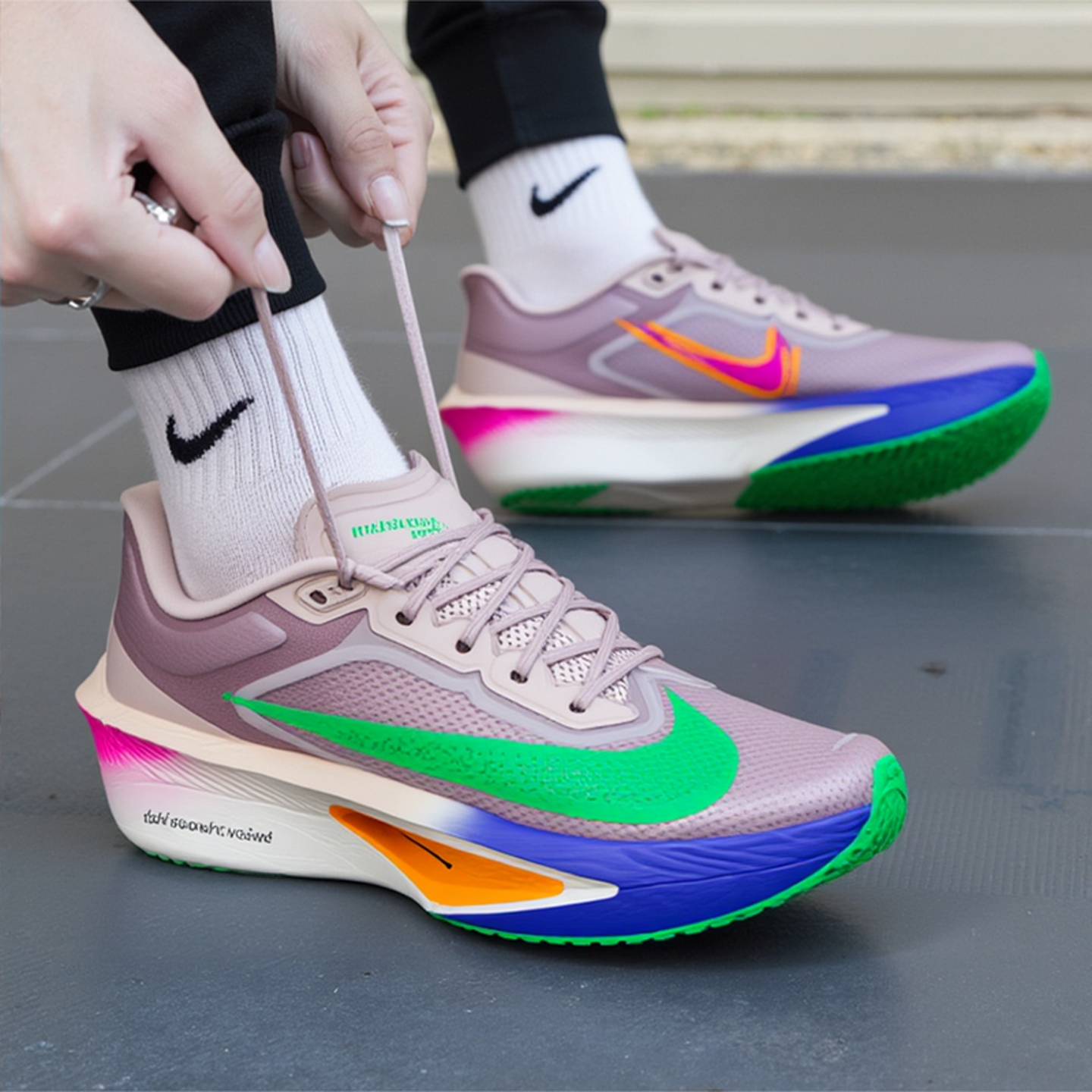 耐克NIKE男鞋冬季新款zoom fly 6 ek缓震户外跑步鞋运动鞋 HJ7038