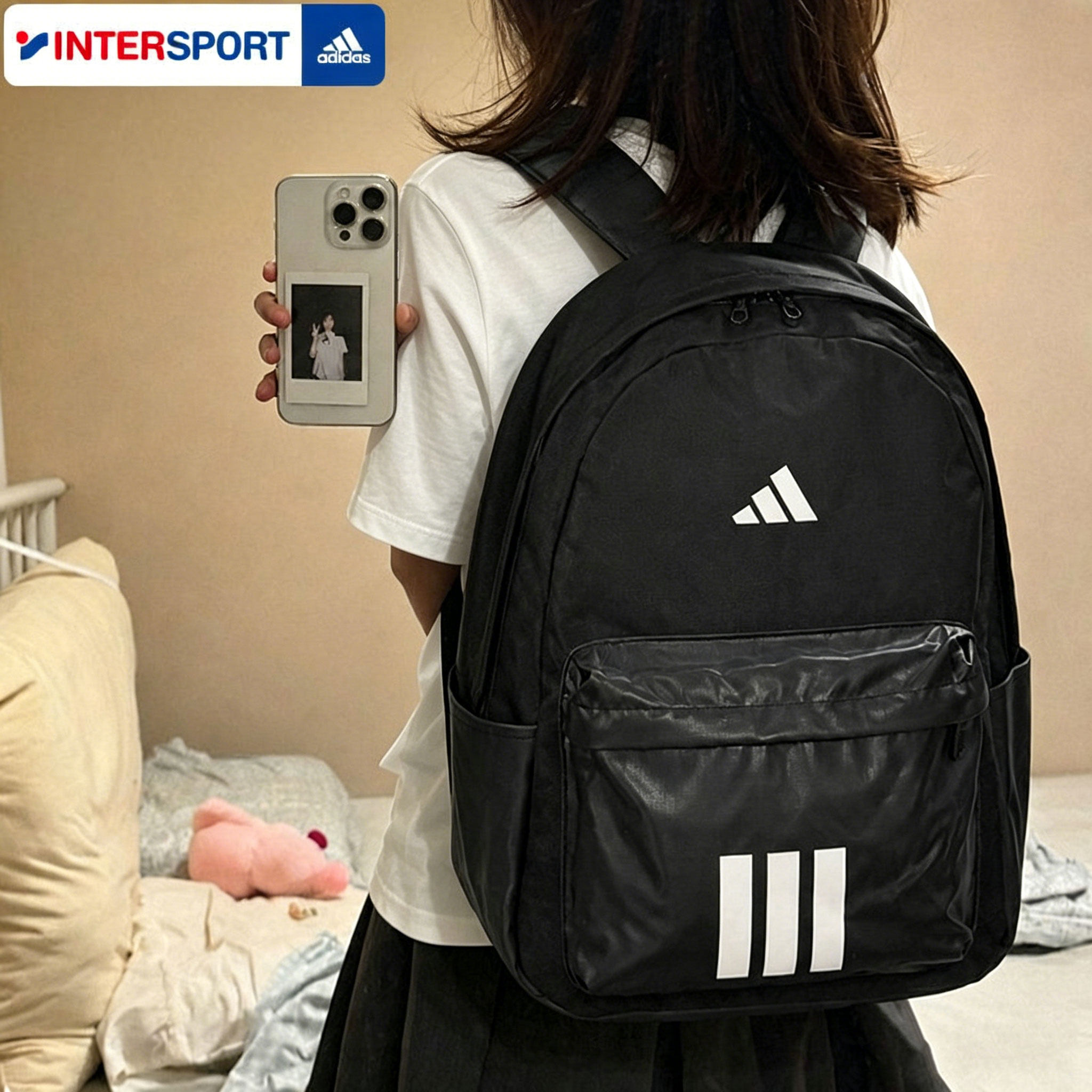 茵特丨阿迪达斯官方正品双肩背包书包中学生男包女包大容量旅行包