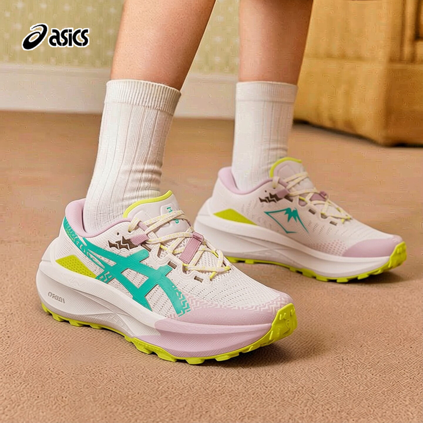 asics亚瑟士TRABUCO MAX 5越野跑步鞋女鞋26春新款运动鞋1012B937
