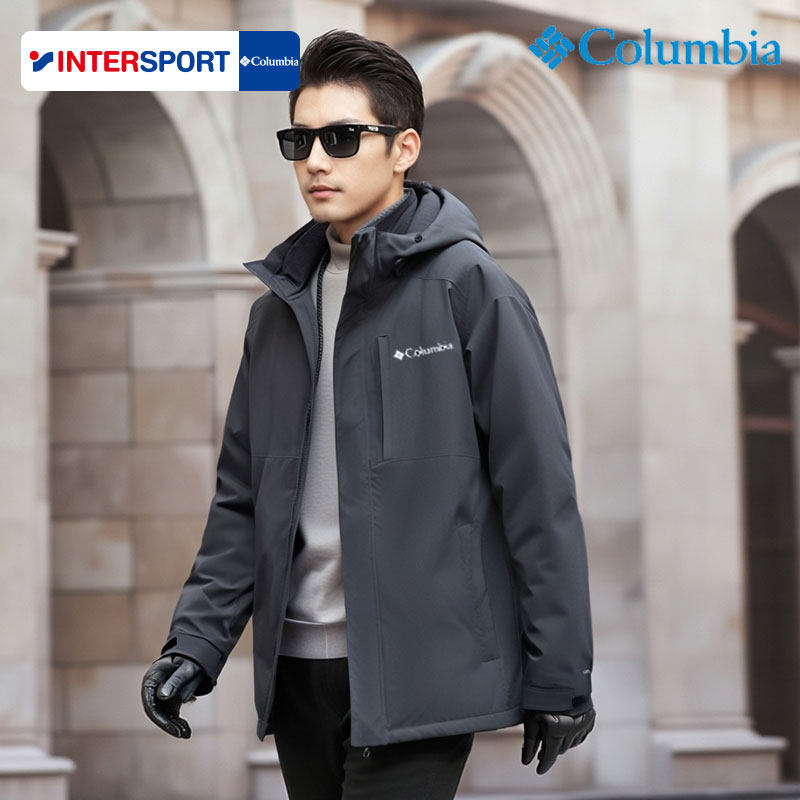 哥伦比亚户外防水夹克外套2025冬季新款连帽登山旅游运动服XE5743