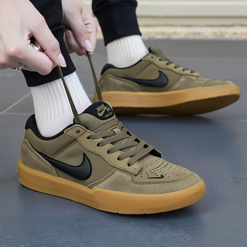 茵特丨NIKE耐克男鞋复古绿SB FORCE 58低帮运动鞋复古板鞋IQ8398