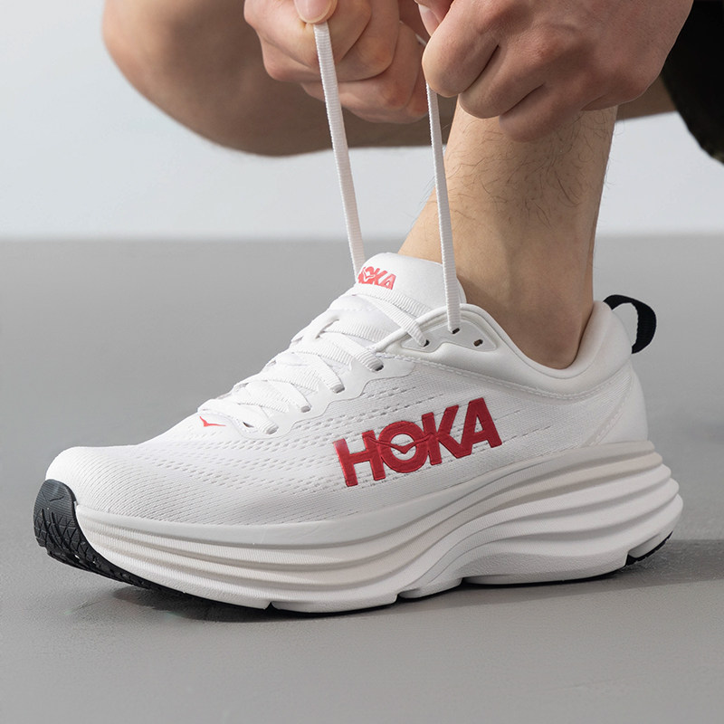 Hoka One One跑步鞋男鞋邦代8公路Bondi 8运动鞋缓震回弹透气跑鞋图片