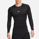 健身衣训练服足球跑步运动紧身裤 速干长袖 冬季 NIKE耐克紧身衣男士