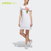 Adidas Adidas dress nữ 2019 mùa thu mới thể thao váy thoáng khí tay ngắn giản dị FK3498 - Trang phục thể thao