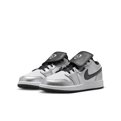 茵特丨NIKE耐克女鞋休闲鞋童鞋AJ1黑白银AJ1魔术贴复古篮球鞋板鞋