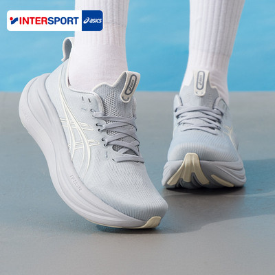 亚瑟士女鞋2026春季新款GEL-NIMBUS 28运动鞋缓震跑步鞋1012B899