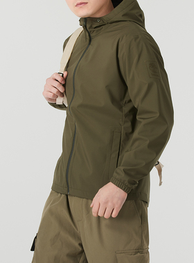 Timberland添柏岚官方梭织夹克男户外运动服休闲防风衣外套A2GUS