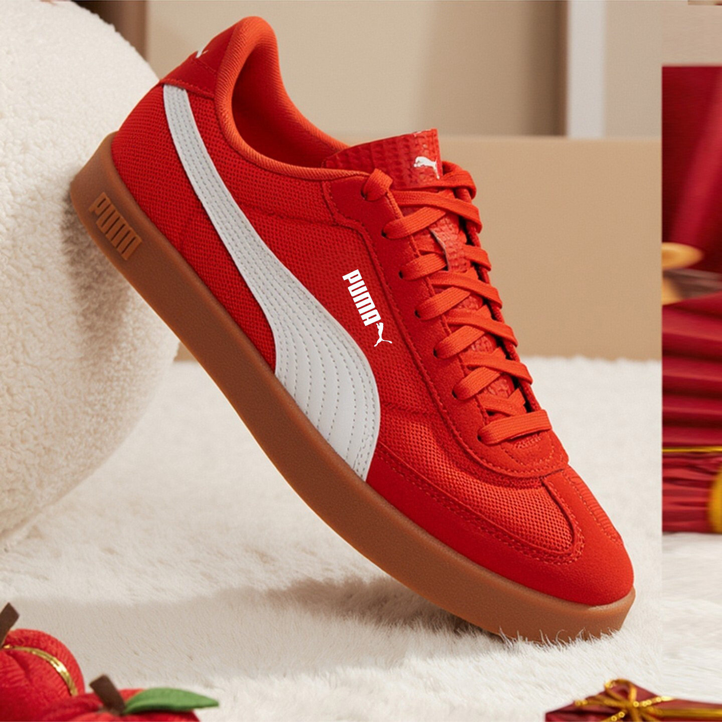 PUMA彪马红色板鞋男鞋女鞋马年新年款本命年运动休闲鞋婚鞋德训鞋,运动鞋new,运动休闲鞋,淘宝优惠券,粉丝福利购,淘宝优惠卷