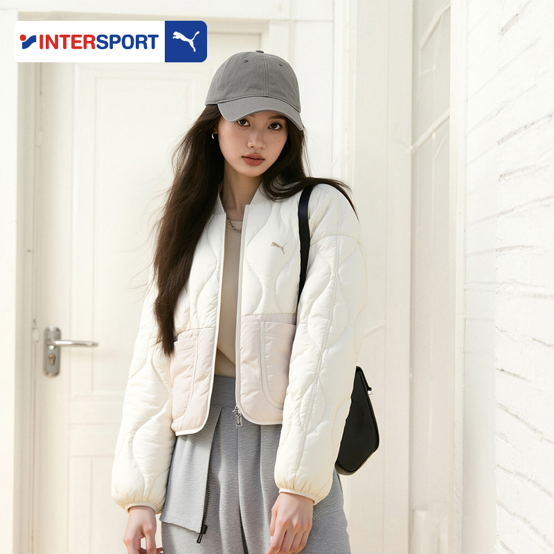 PUMA彪马正品羽绒服女装2025冬季新款运动羽绒服宽松薄款短款外套