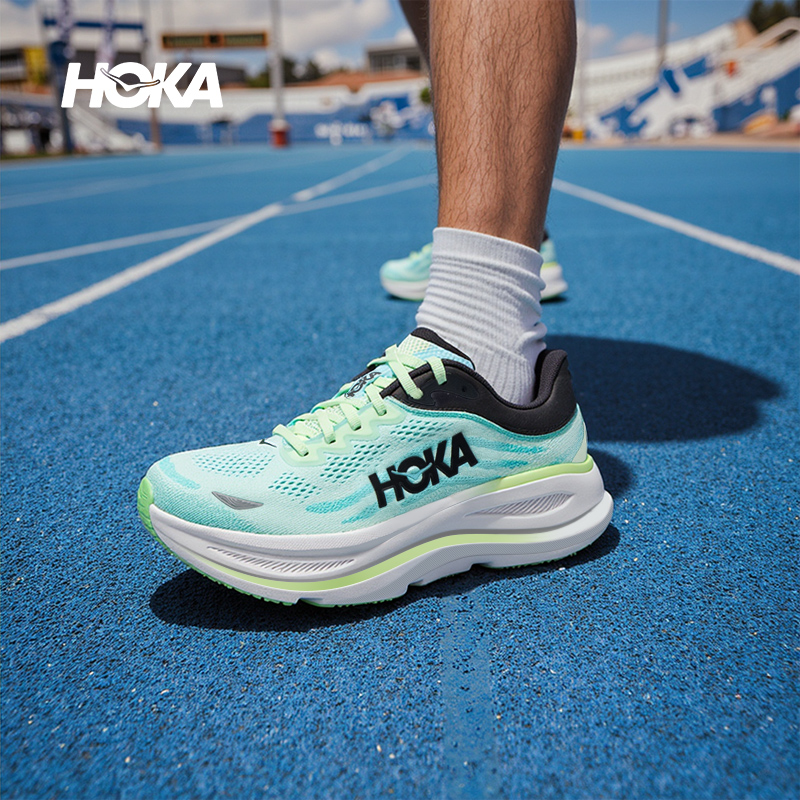 HOKA ONE ONE男款 邦代9 Bondi 9 轻便缓震舒适长距离公路跑步鞋