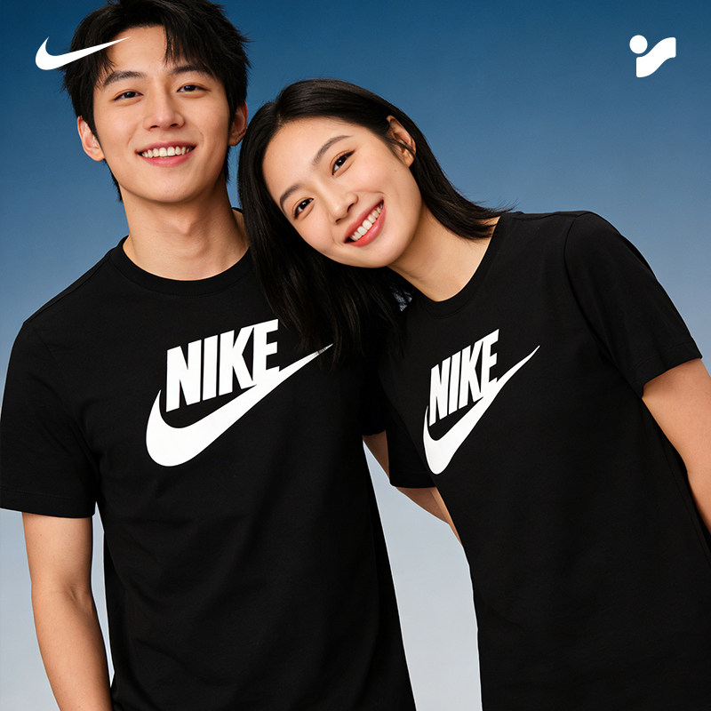 茵特|NIKE耐克情侣短袖男装2026夏季宽松半袖休闲运动透气T恤女A