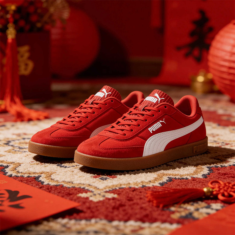 【马年新年款】PUMA彪马红色板鞋男鞋女鞋2026本命年休闲鞋平底鞋,运动鞋new,运动休闲鞋,淘宝优惠券,粉丝福利购,淘宝优惠卷