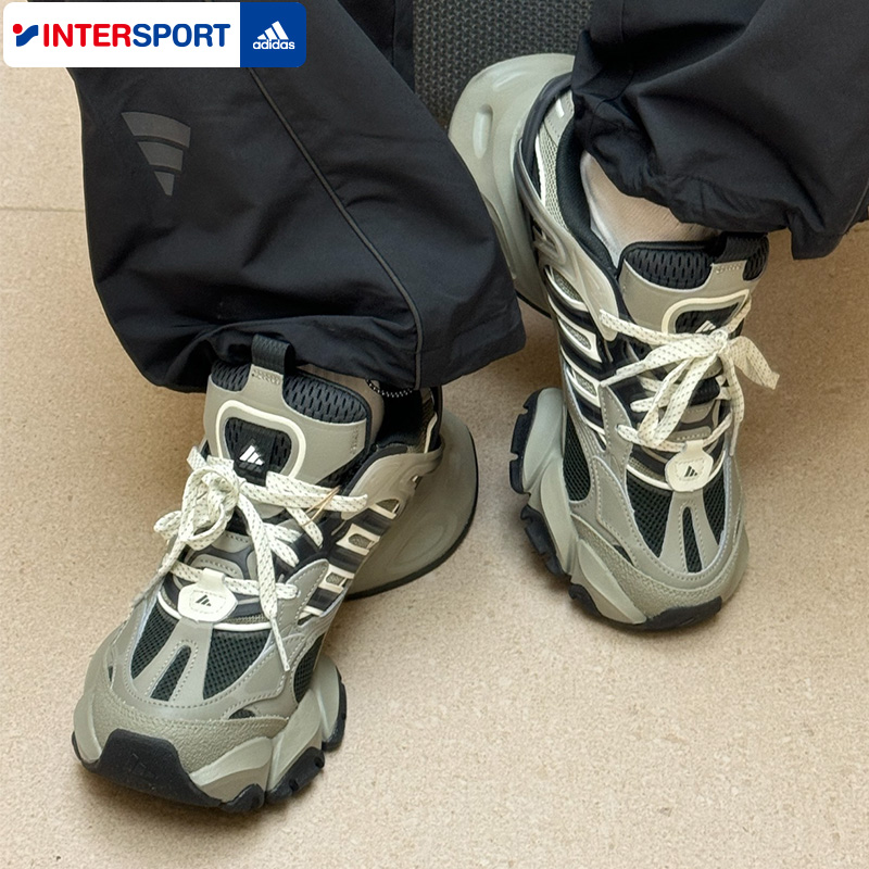 阿迪达斯老爹鞋男鞋2025冬季款复古休闲运动鞋厚底男跑步鞋JR8078