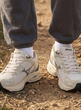 MIZUNO美津浓男鞋女鞋2026新款运动鞋RACER S减震老爹鞋D1GH2235