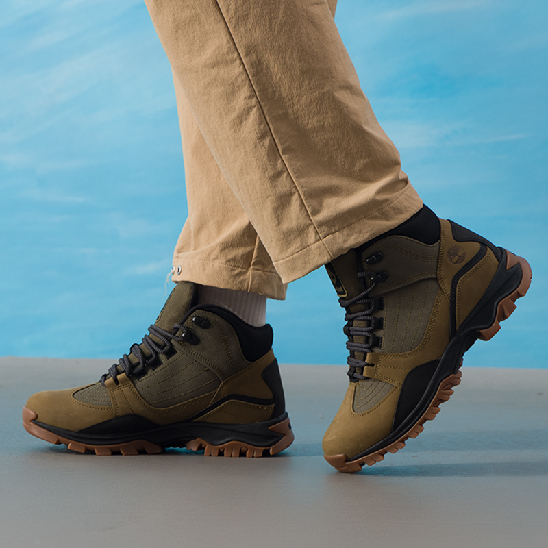 添柏岚男鞋2025冬季徒步鞋户外登山鞋中帮CORDURA耐磨短靴A6BNN