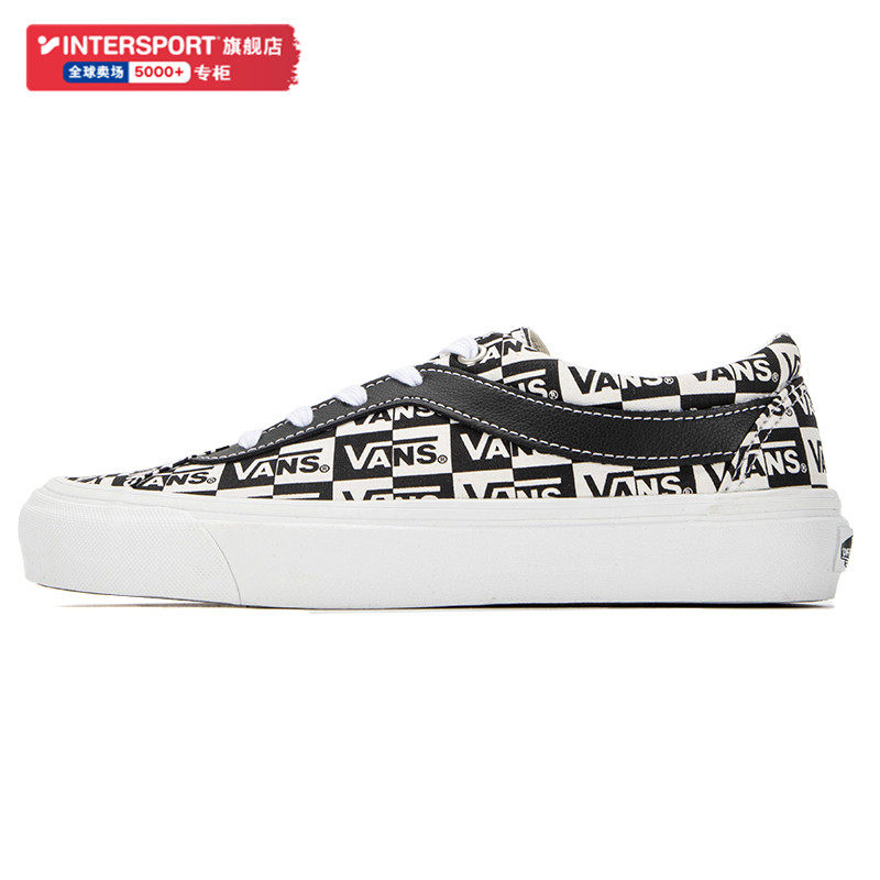 vans范斯男鞋女鞋运动鞋黑白logo印花休闲鞋万斯板鞋帆布鞋休闲鞋