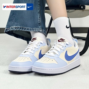 NIKE耐克官方板鞋女鞋2026春季新款白蓝色COURT休闲鞋 运动鞋女款