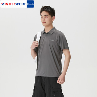 户外休闲运动T恤翻领POLO衫 新款 AJ3614 男26夏季 哥伦比亚快干短袖