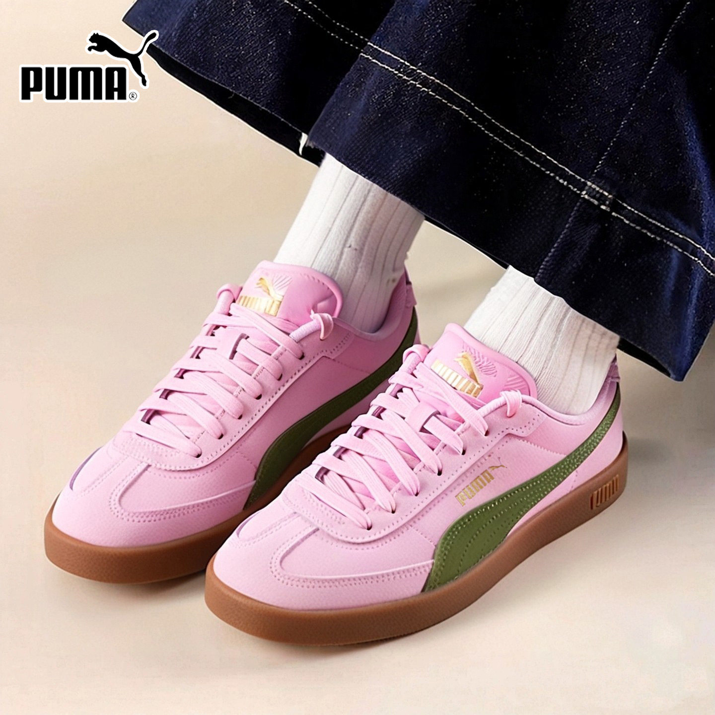 PUMA彪马板鞋男女鞋2026春季新款低帮粉色休闲德训鞋运动鞋400717,运动鞋new,运动休闲鞋,淘宝优惠券,粉丝福利购,淘宝优惠卷