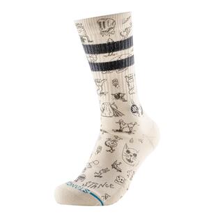 STANCE斯坦斯满印涂鸦中筒袜男袜女袜毛巾底运动袜透气休闲袜长袜