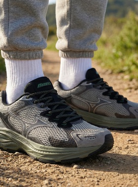 MIZUNO美津浓男鞋女鞋绿野仙踪运动鞋缓震RACER S跑步鞋 D1GH2235