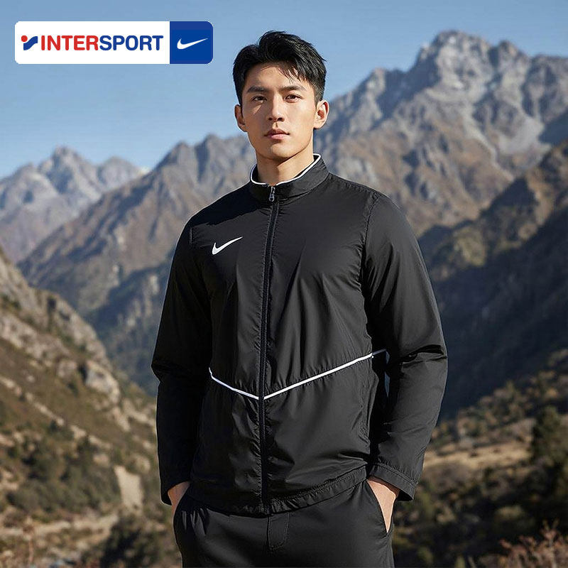 NIKE耐克正品外套男装春季新款运动服跑步健身训练休闲服梭织夹克