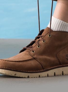 添柏岚休闲鞋男鞋2025冬季户外徒步皮革运动鞋透气商务板鞋A69M1