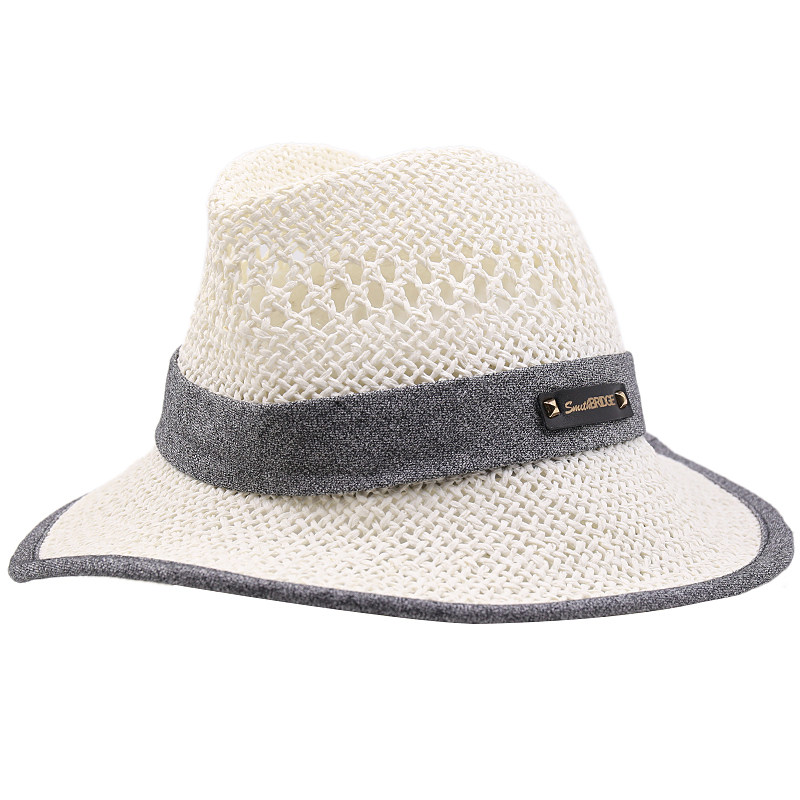 hatson渔夫帽女帽男帽2022夏季新款韩版时尚休闲帽编织沙滩帽子潮