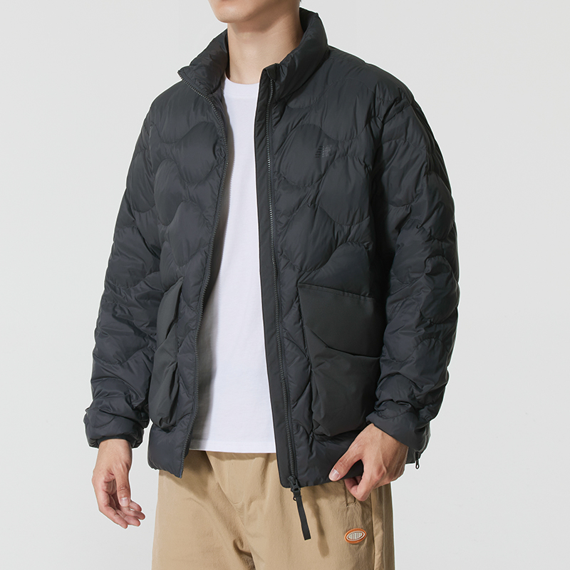 NEW BALANCE立领羽绒服男装女装 秋冬季新款保暖轻薄羽绒夹克外套