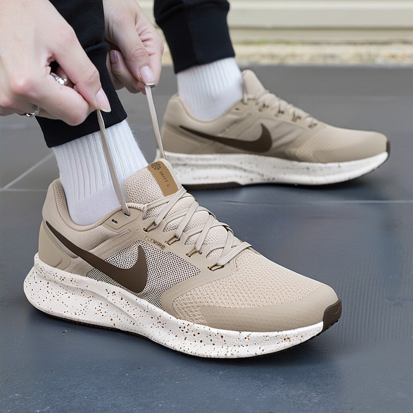茵特丨NIKE耐克跑步鞋男夏季新款飞线网面透气跑鞋轻便休闲运动鞋