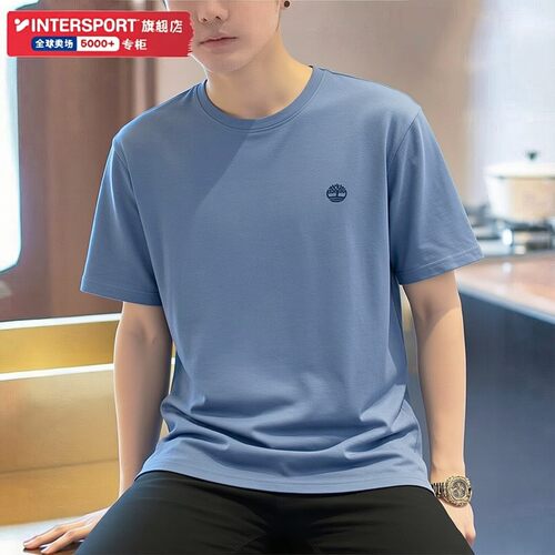茵特|添柏岚短袖T恤男2026户外休闲运动透气宽松半袖上衣A6DKU