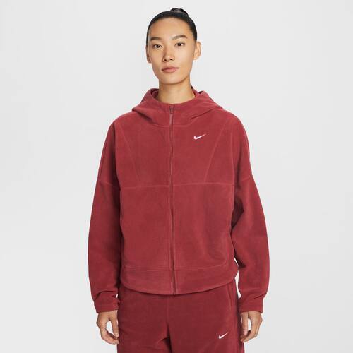 茵特丨NIKE耐克外套女装2026秋冬运动服摇粒绒保暖连帽夹克HV3699