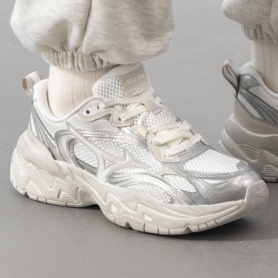 美津浓跑步鞋男鞋女鞋2026春季TRAINER 2K V2厚底鞋老爹鞋运动鞋