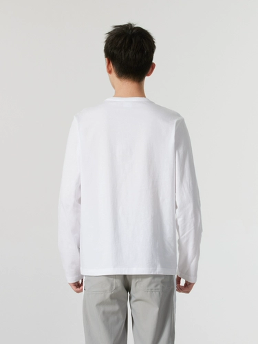 Puma, осенняя утепленный лонгслив, белый приятный телу спортивный костюм, тонкая толстовка, круглый воротник