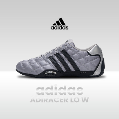 阿迪达斯三叶草女鞋春季新款赛车运动鞋复古薄底轻便休闲鞋JS0284