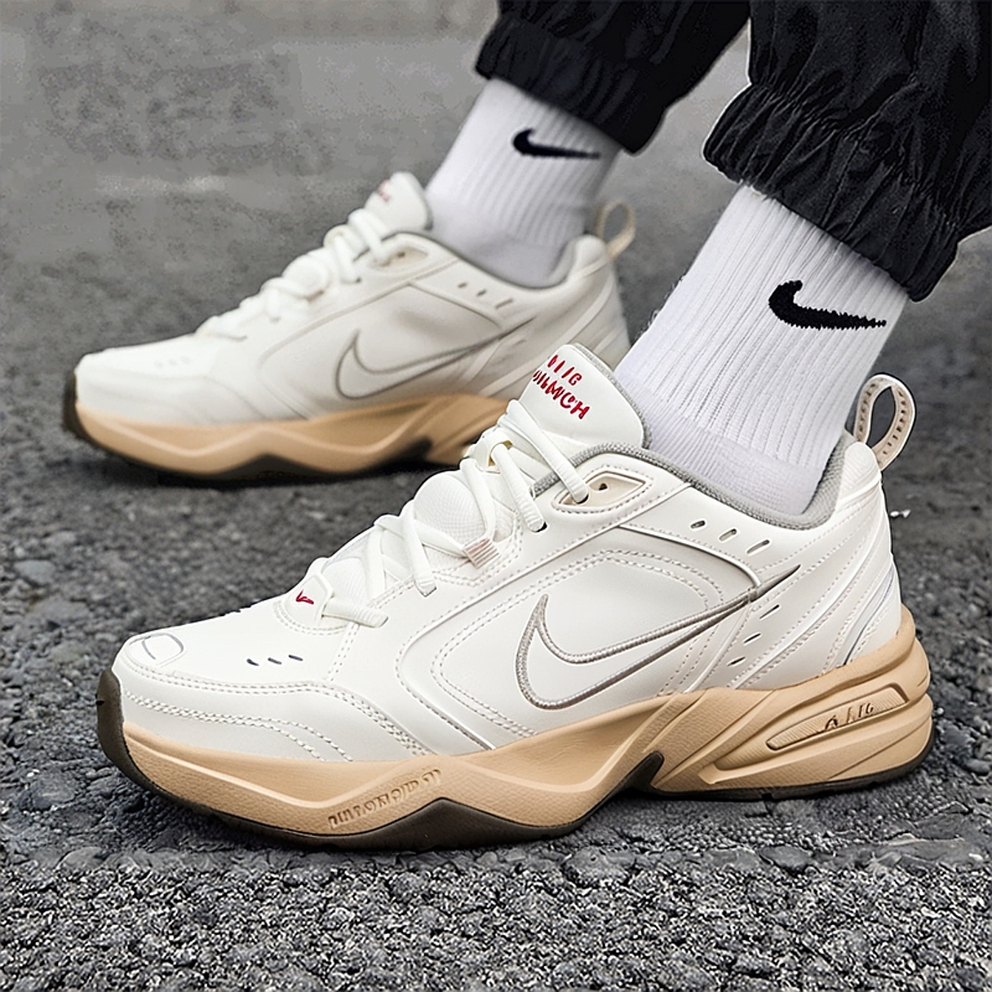 Nike耐克男鞋2026春季新款Air Monarch IV缓震厚底老爹鞋IQ9792