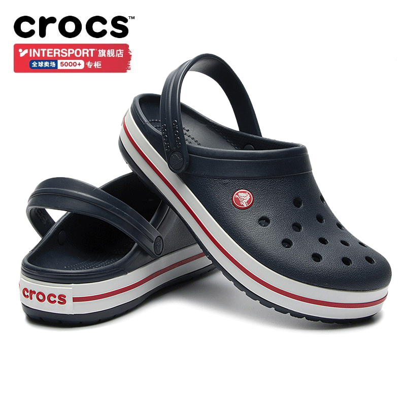 Crocs洞洞鞋男款卡骆驰官方旗舰秋冬男士运动凉鞋女款沙滩鞋拖鞋