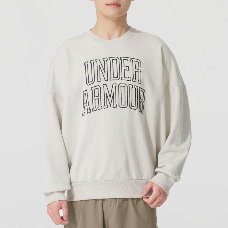 安德玛卫衣男2026春季运动服健身训练宽松休闲圆领套头衫1386548-,运动服/休闲服装,运动卫衣/套头衫,淘宝优惠券,粉丝福利购,淘宝优惠卷