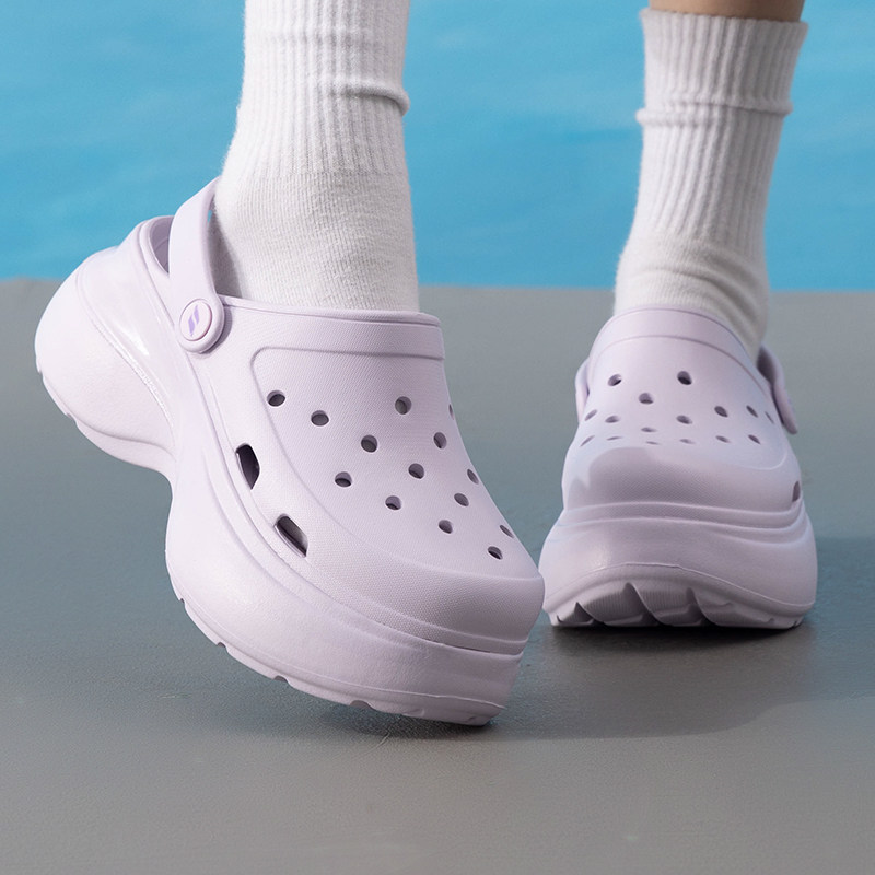 斯凯奇洞洞鞋女鞋2026春季新款海獭泡泡鞋厚底外穿凉拖鞋111678,运动鞋new,运动拖鞋,淘宝优惠券,粉丝福利购,淘宝优惠卷