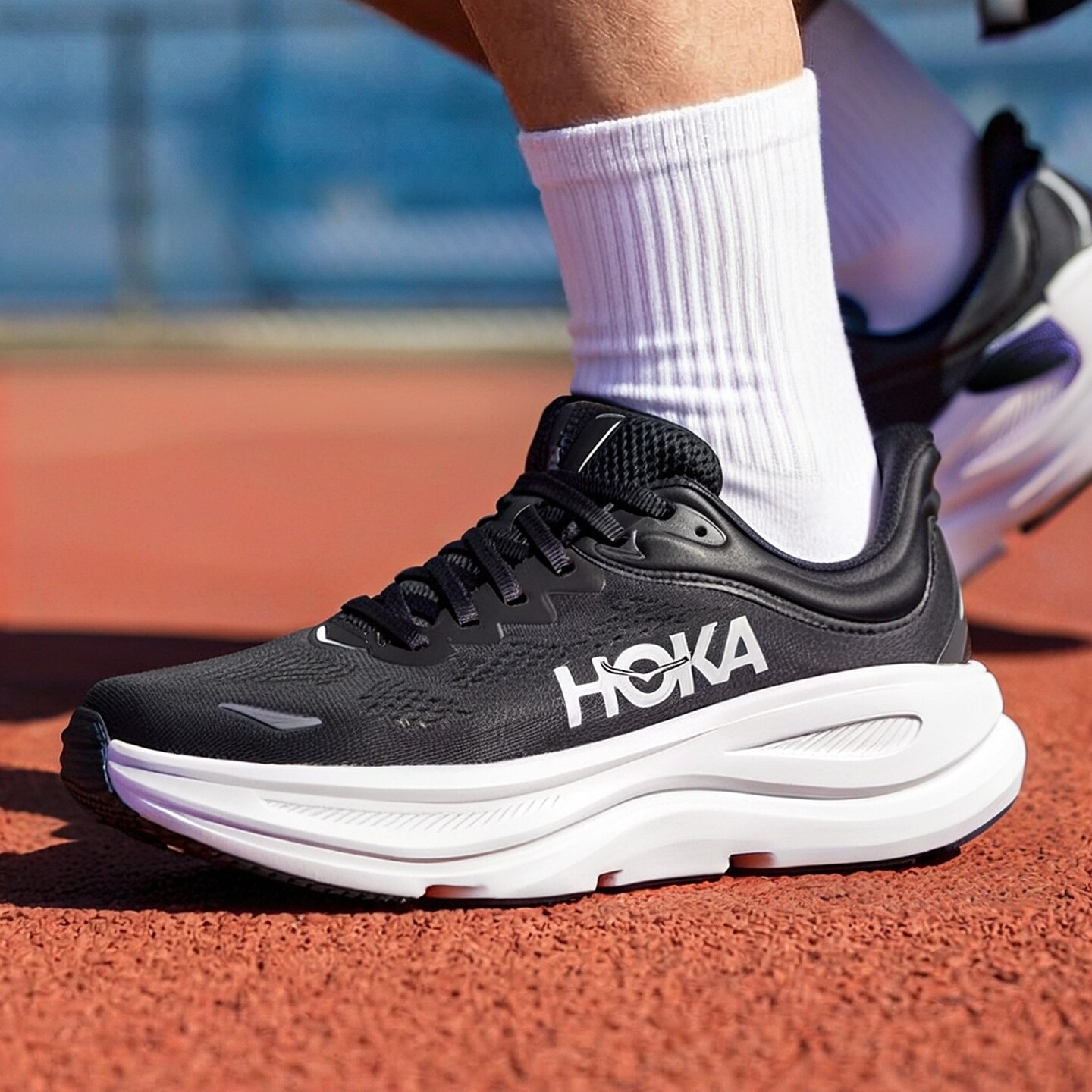 HOKA跑步鞋男鞋Bondi邦代9训练鞋新款缓震专业马拉松跑鞋1162011图片