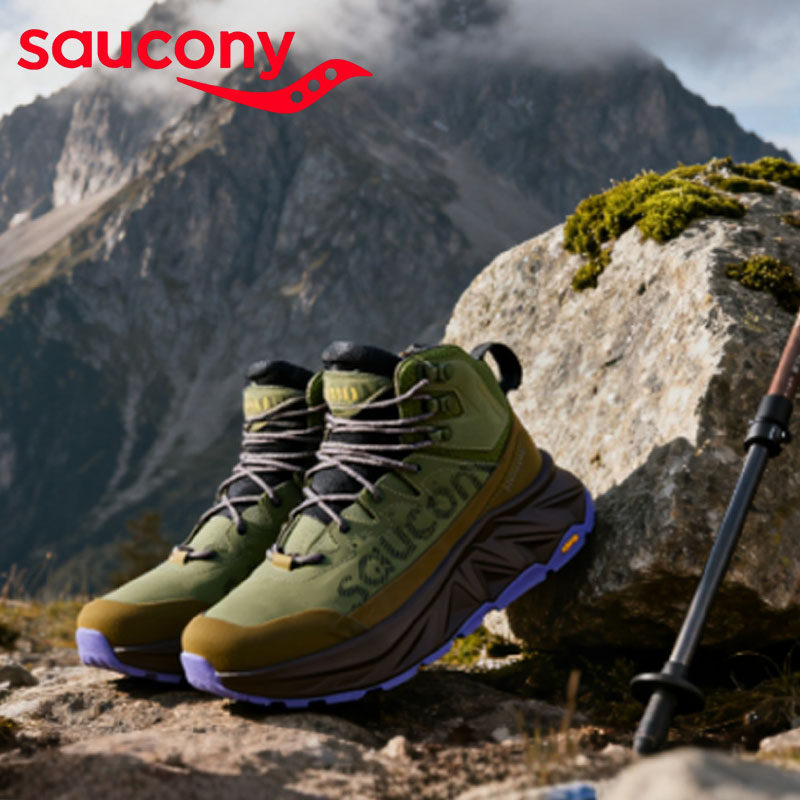 索康尼【驰行】登山跑步鞋男女 越野防滑防水户外徒步跑鞋S28248