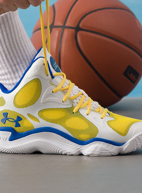 UA安德玛男鞋女鞋 25新款情侣运动鞋比赛训练透气篮球鞋3026640