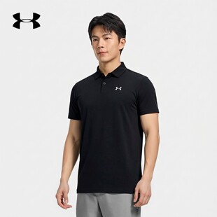 UA安德玛官方POLO衫短袖男装2026新款男士翻领商务高尔夫运动t恤
