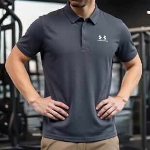 UA安德玛官方POLO衫短袖男装2026新款男士翻领商务高尔夫运动t恤